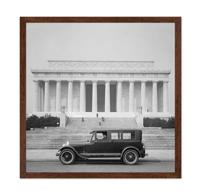Lincoln Coupe Lincoln Memorial Washington Dc 1925