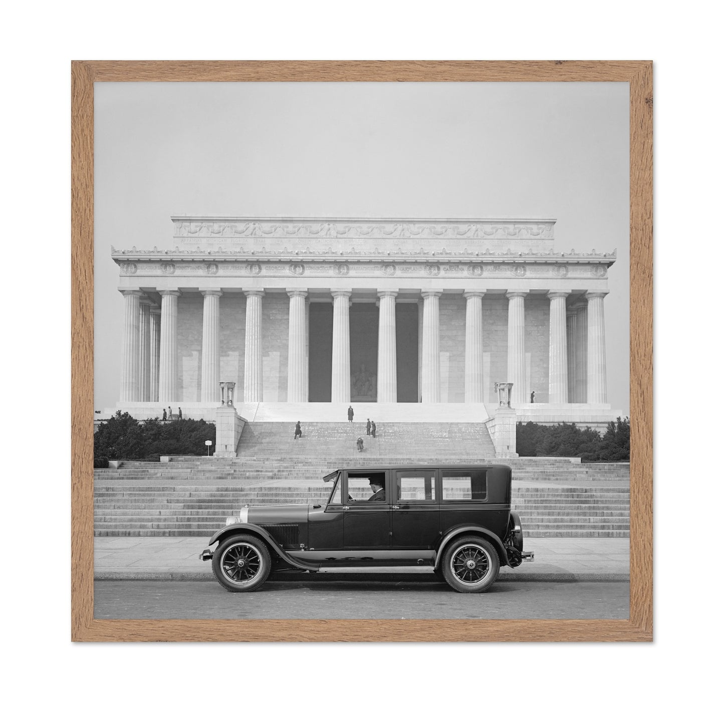 Lincoln Coupe Lincoln Memorial Washington Dc 1925