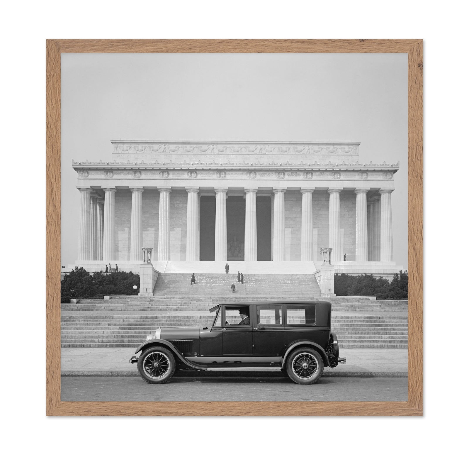 Lincoln Coupe Lincoln Memorial Washington Dc 1925