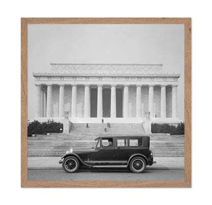 Lincoln Coupe Lincoln Memorial Washington Dc 1925