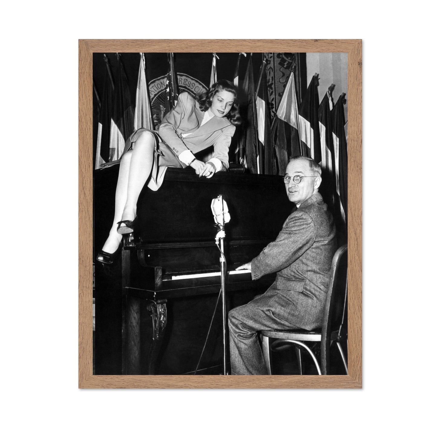 National Press Club Canteen 1945 Lauren Bacall