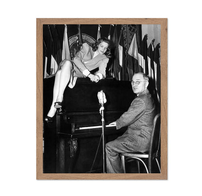 National Press Club Canteen 1945 Lauren Bacall