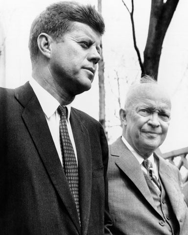 John F. Kennedy & Dwight Eisenhower 1961