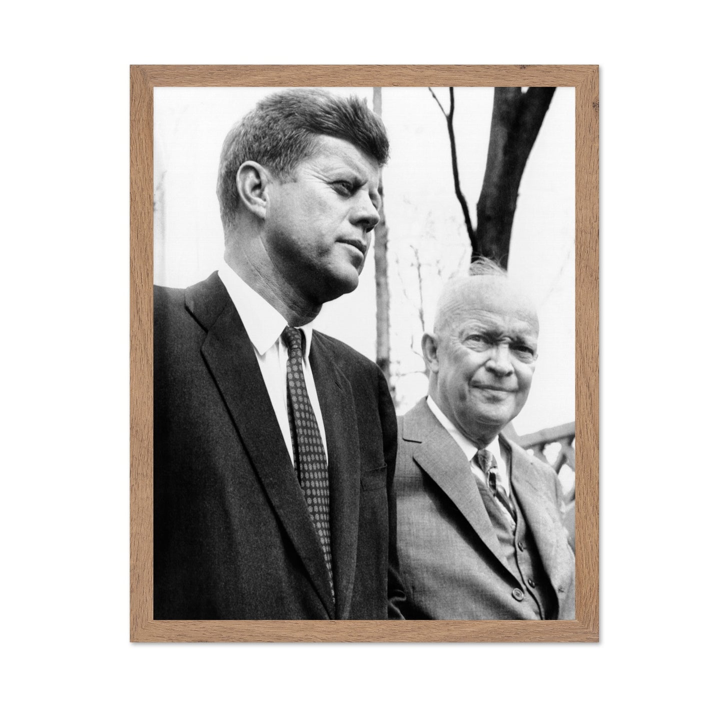 John F. Kennedy & Dwight Eisenhower 1961