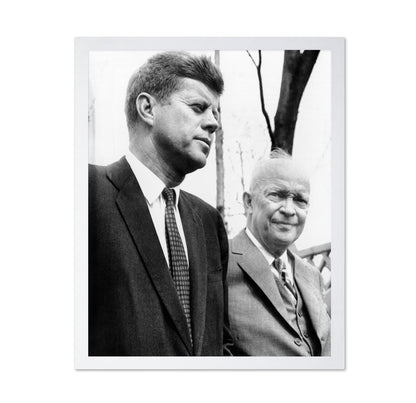 John F. Kennedy & Dwight Eisenhower 1961