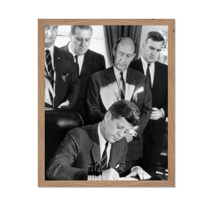 Bill Signing 1962 John F. Kennedy