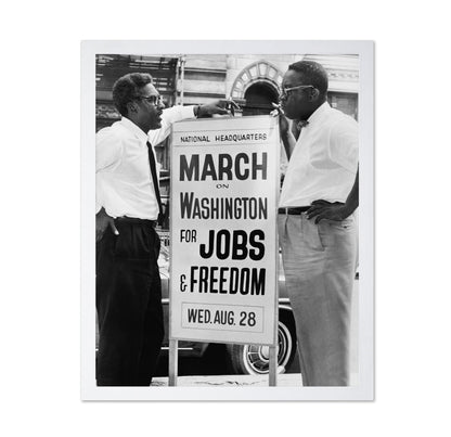 Bayard Rustin & Cleveland Robinson 1963