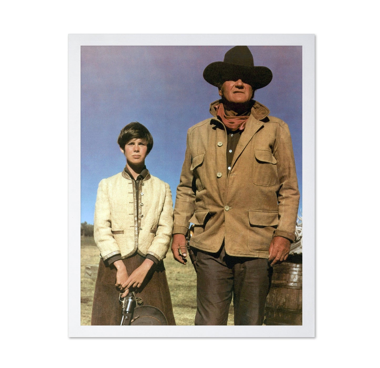 True Grit 1969 Kim Darby & John Wayne