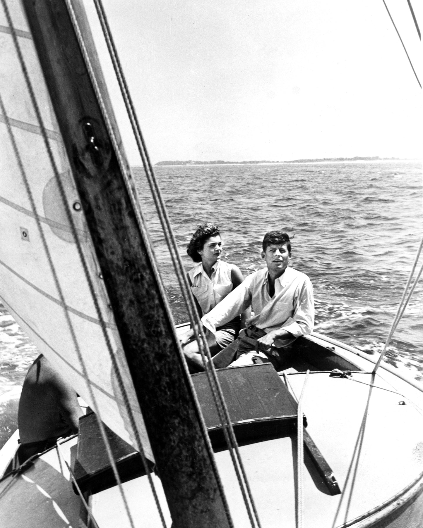John F. Kennedy & Jacqueline Kennedy 1950s No2