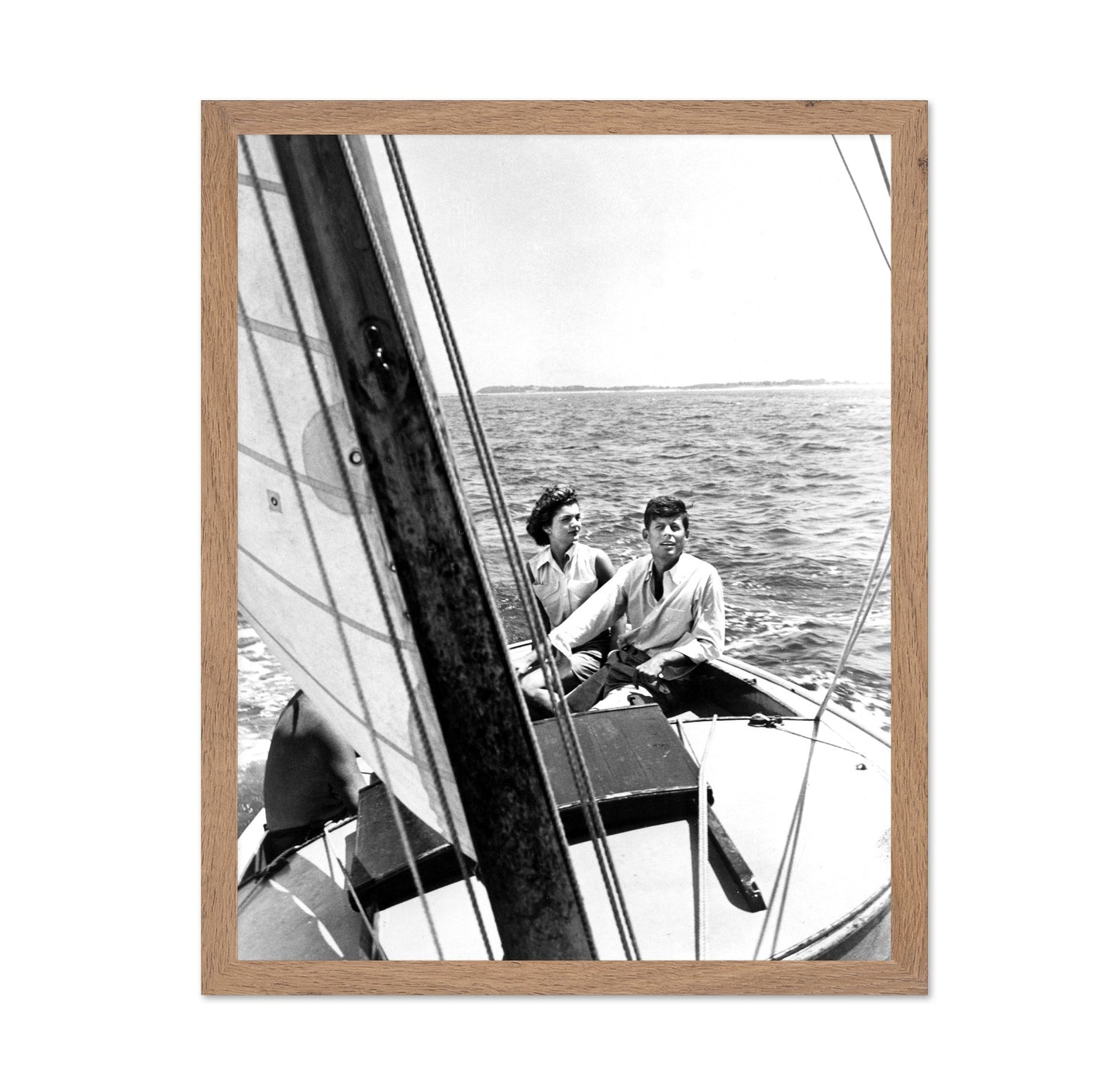 John F. Kennedy & Jacqueline Kennedy 1950s No2