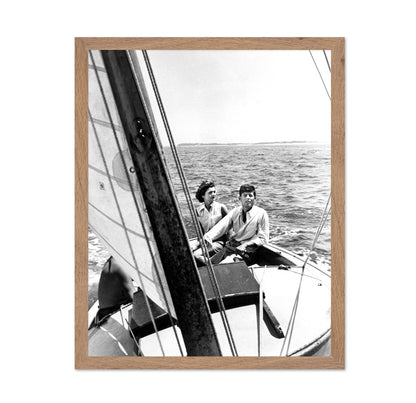 John F. Kennedy & Jacqueline Kennedy 1950s No2