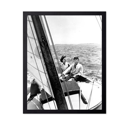 John F. Kennedy & Jacqueline Kennedy 1950s No2