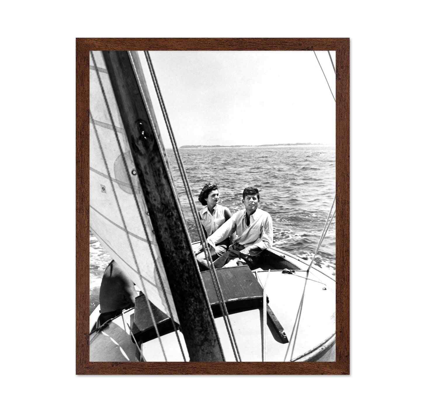 John F. Kennedy & Jacqueline Kennedy 1950s No2