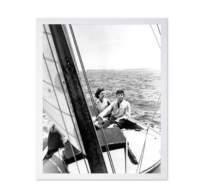 John F. Kennedy & Jacqueline Kennedy 1950s No2