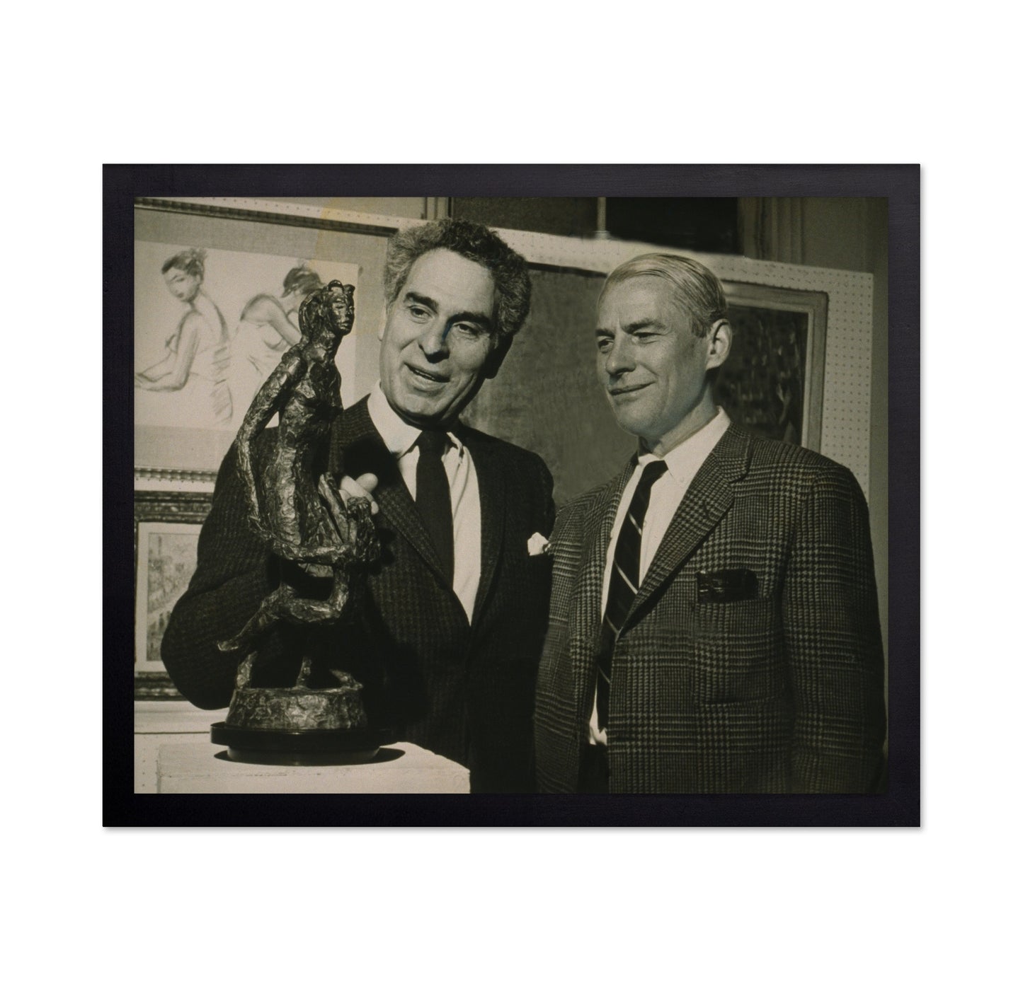 Willem De Kooning & Chaim Gross 1959