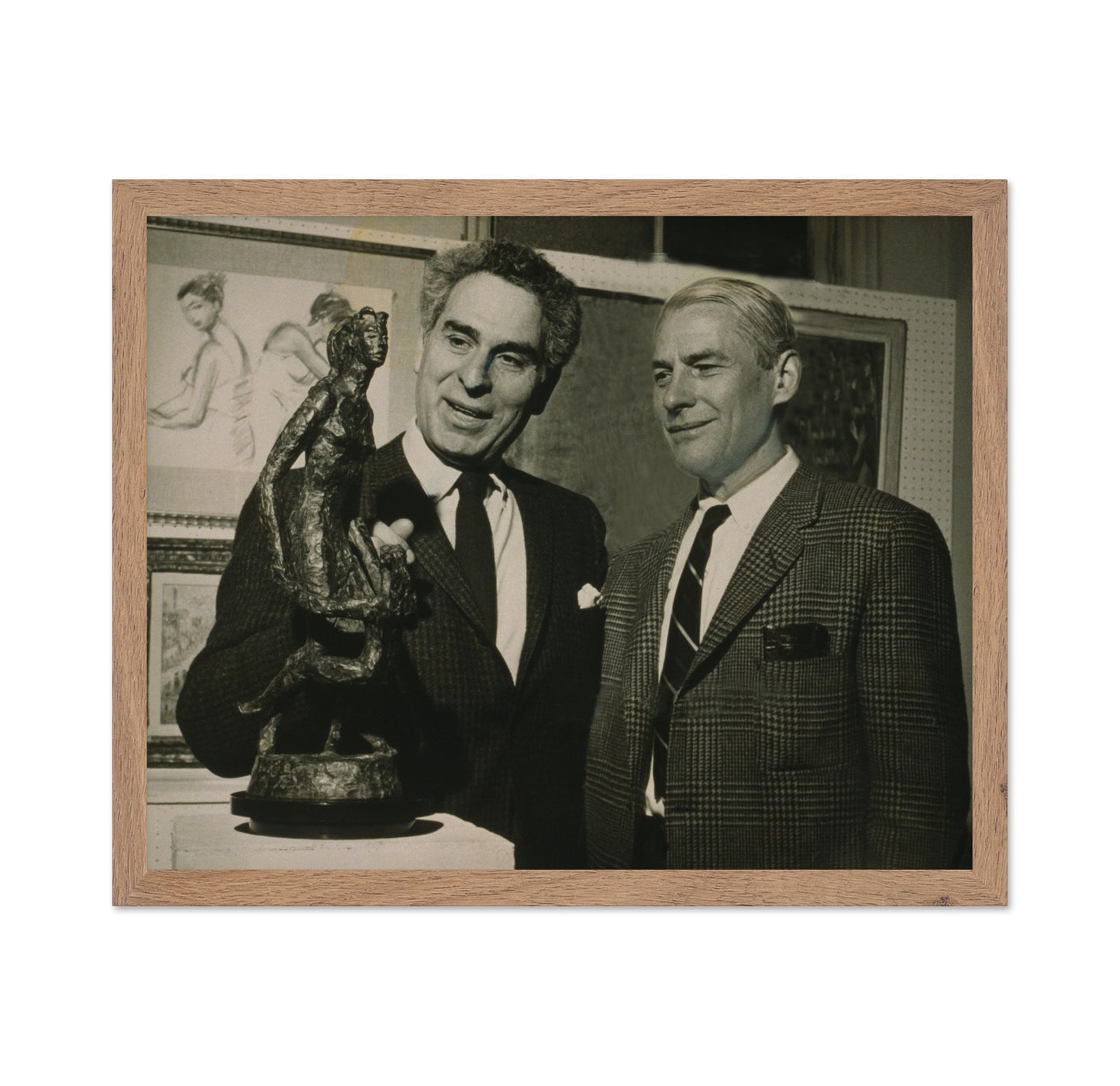 Willem De Kooning & Chaim Gross 1959