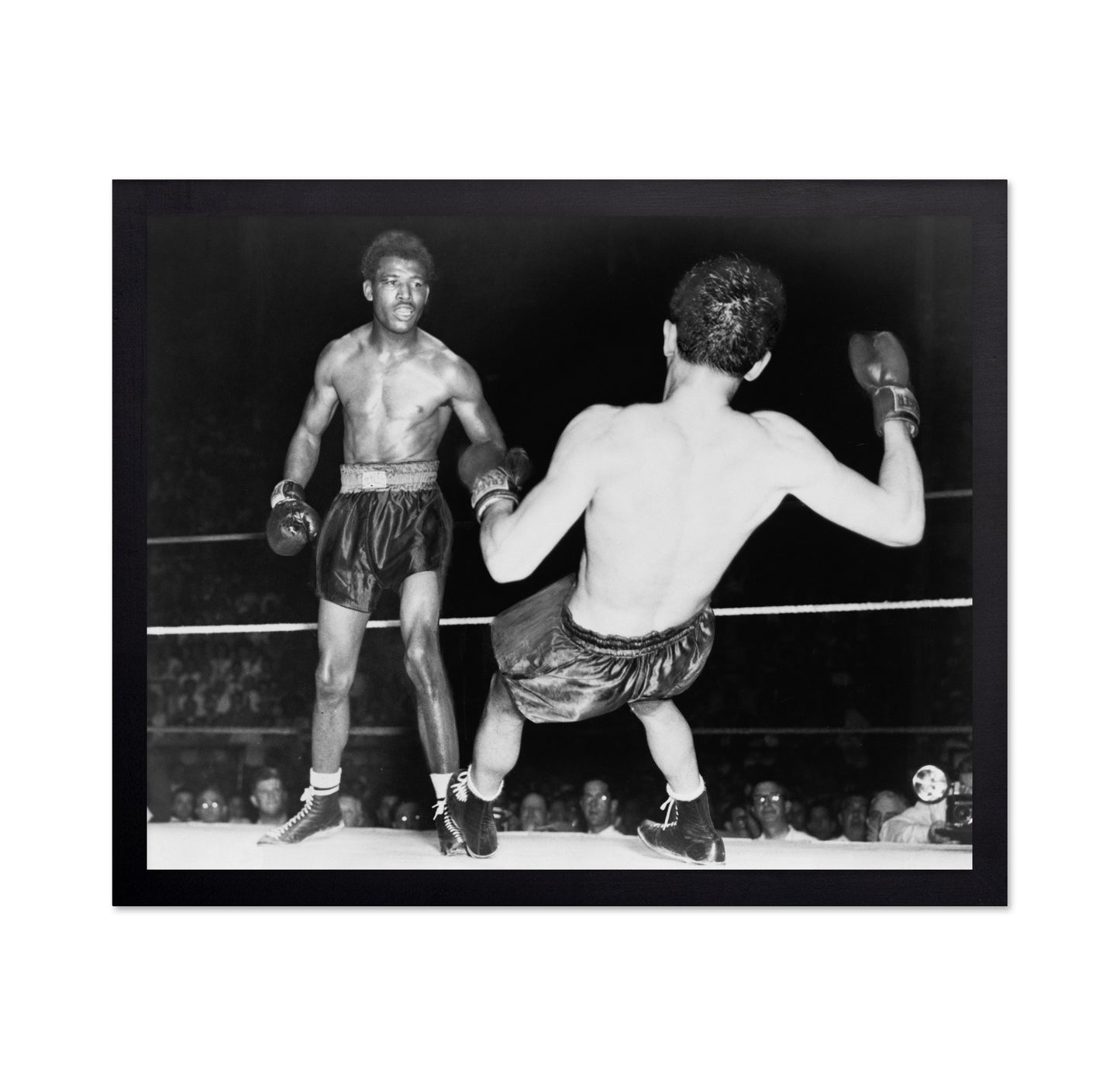 Iconic Boxing Moment 1947 Sugar Ray Robinson