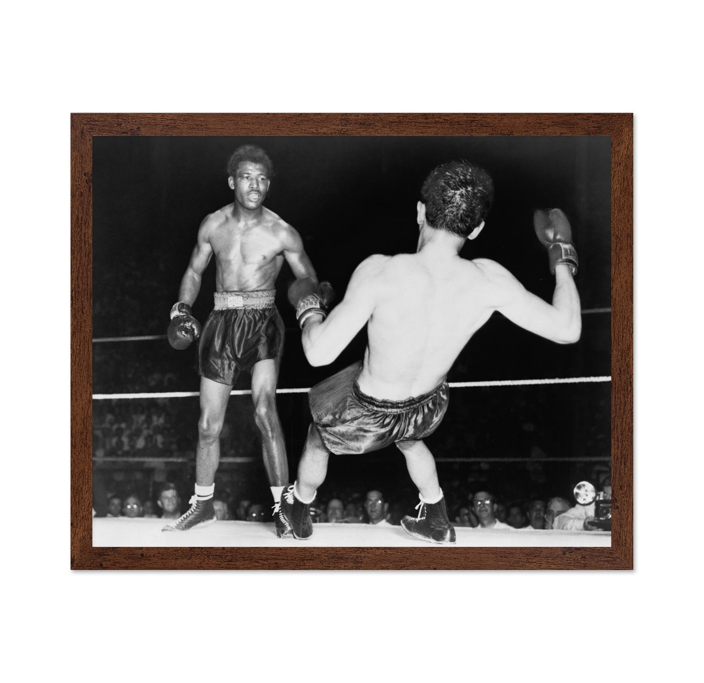 Iconic Boxing Moment 1947 Sugar Ray Robinson