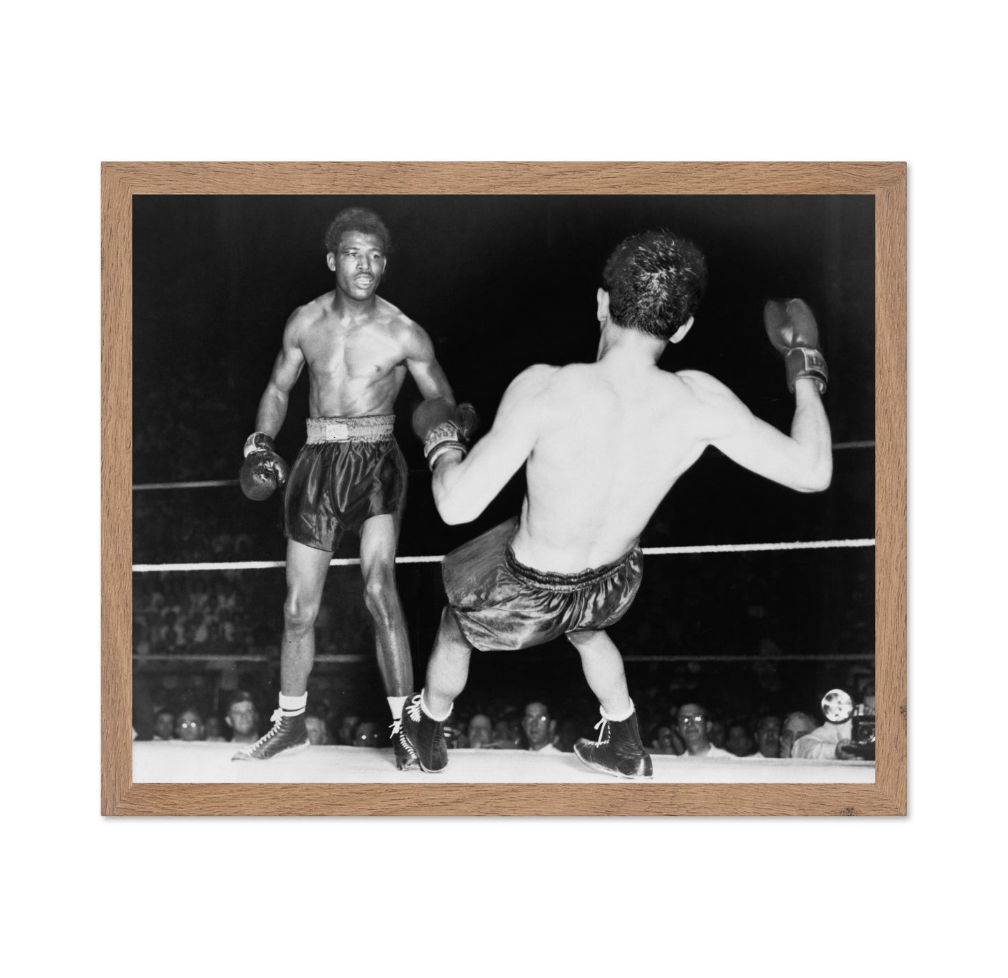 Iconic Boxing Moment 1947 Sugar Ray Robinson