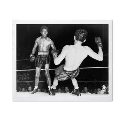 Iconic Boxing Moment 1947 Sugar Ray Robinson