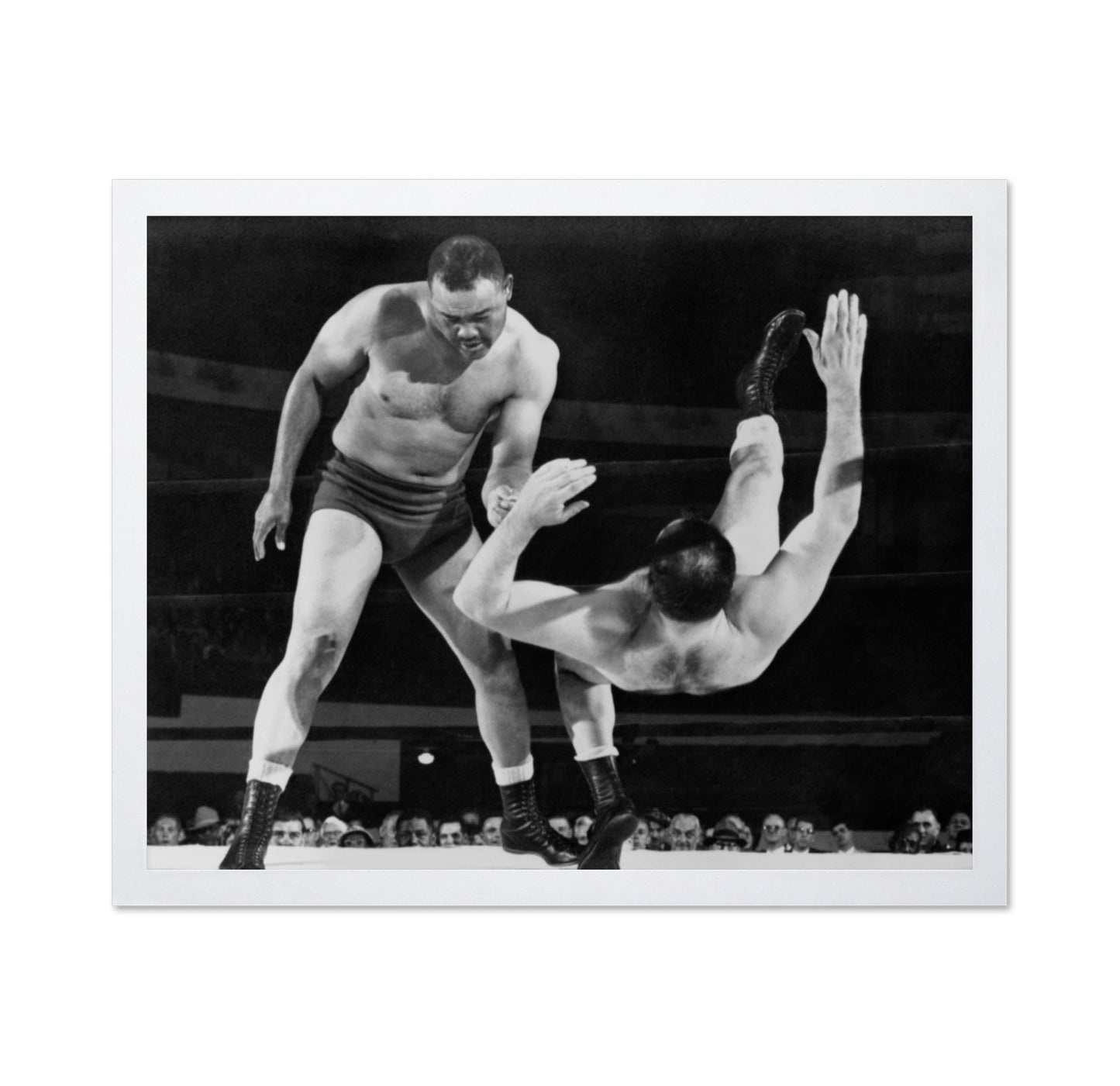 Joe Louis Wrestling Match 1956
