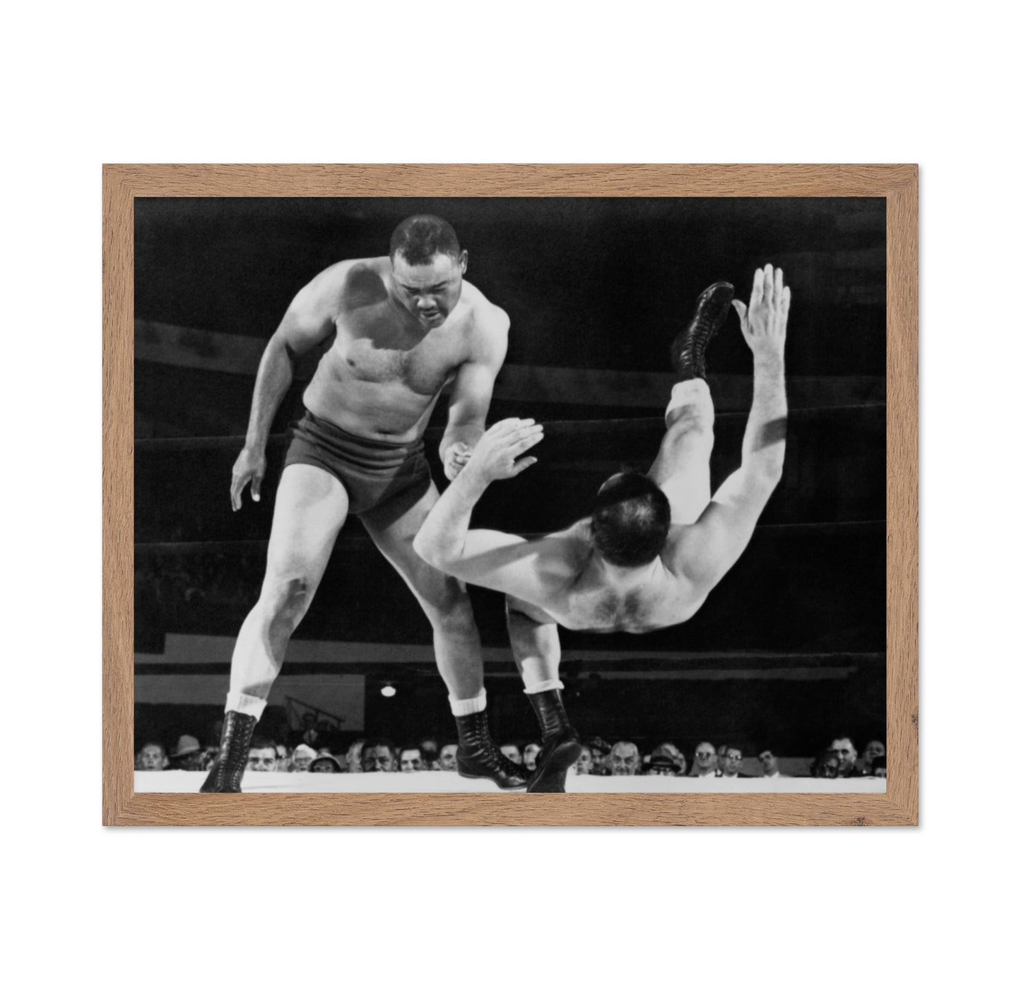Joe Louis Wrestling Match 1956