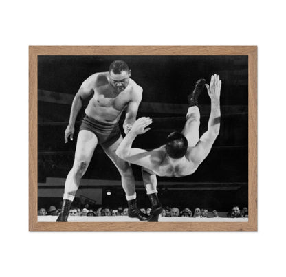 Joe Louis Wrestling Match 1956