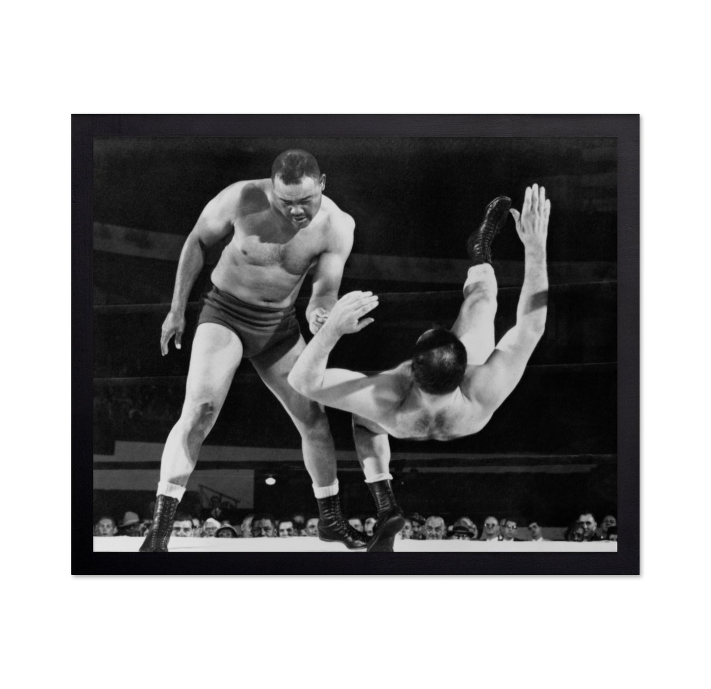 Joe Louis Wrestling Match 1956