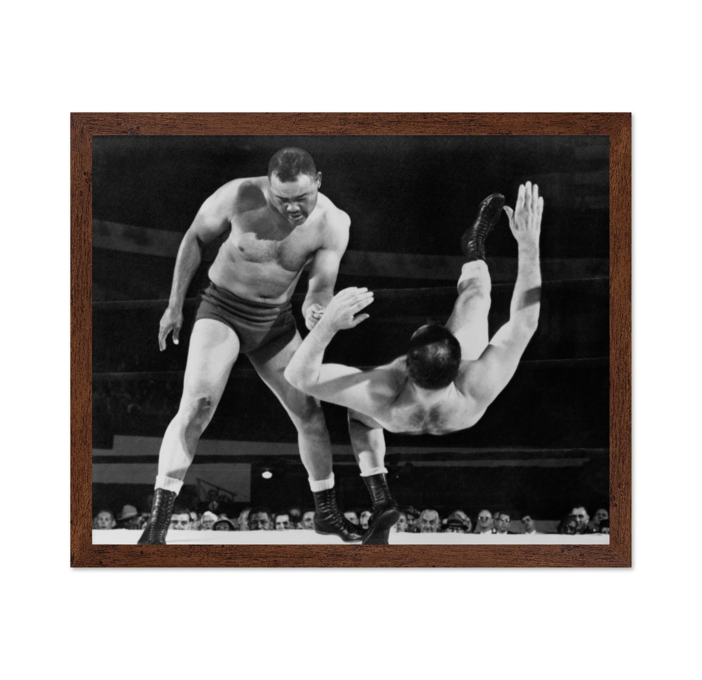 Joe Louis Wrestling Match 1956