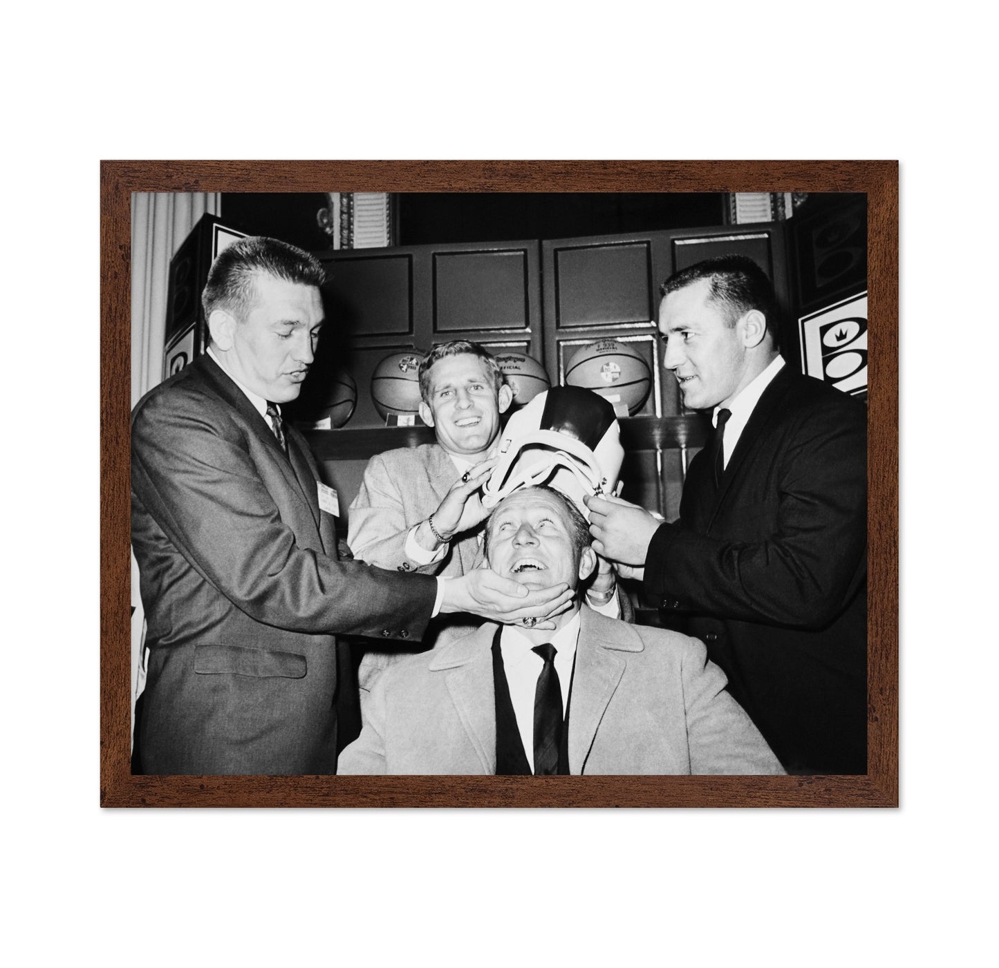 Johnny Unitas, Tommy Mcdonald & Jim Taylor Art Linkletter 1962