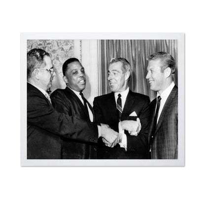 Dominic Dimaggio, Willie Mays, Joe Dimaggio & Mickey Mantle 1964
