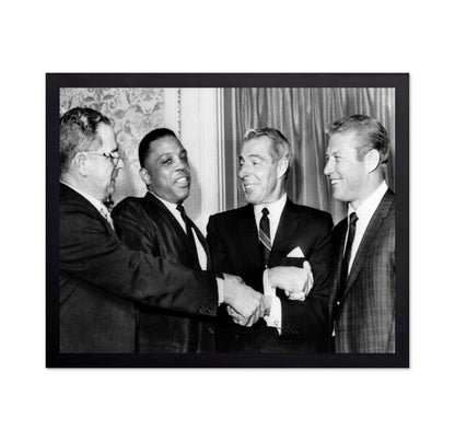 Dominic Dimaggio, Willie Mays, Joe Dimaggio & Mickey Mantle 1964
