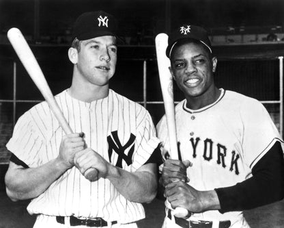 Mickey Mantle & Willie Mays 1950s