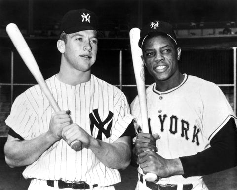 Mickey Mantle & Willie Mays 1950s