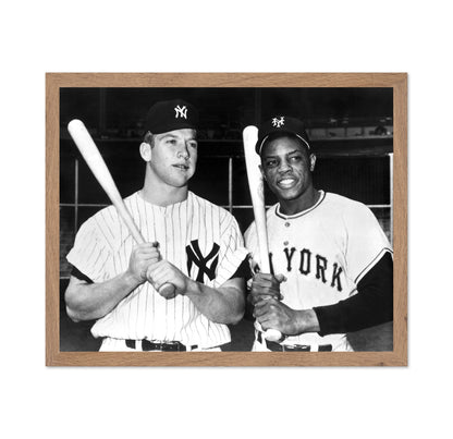 Mickey Mantle & Willie Mays 1950s