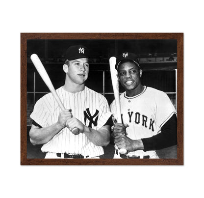 Mickey Mantle & Willie Mays 1950s