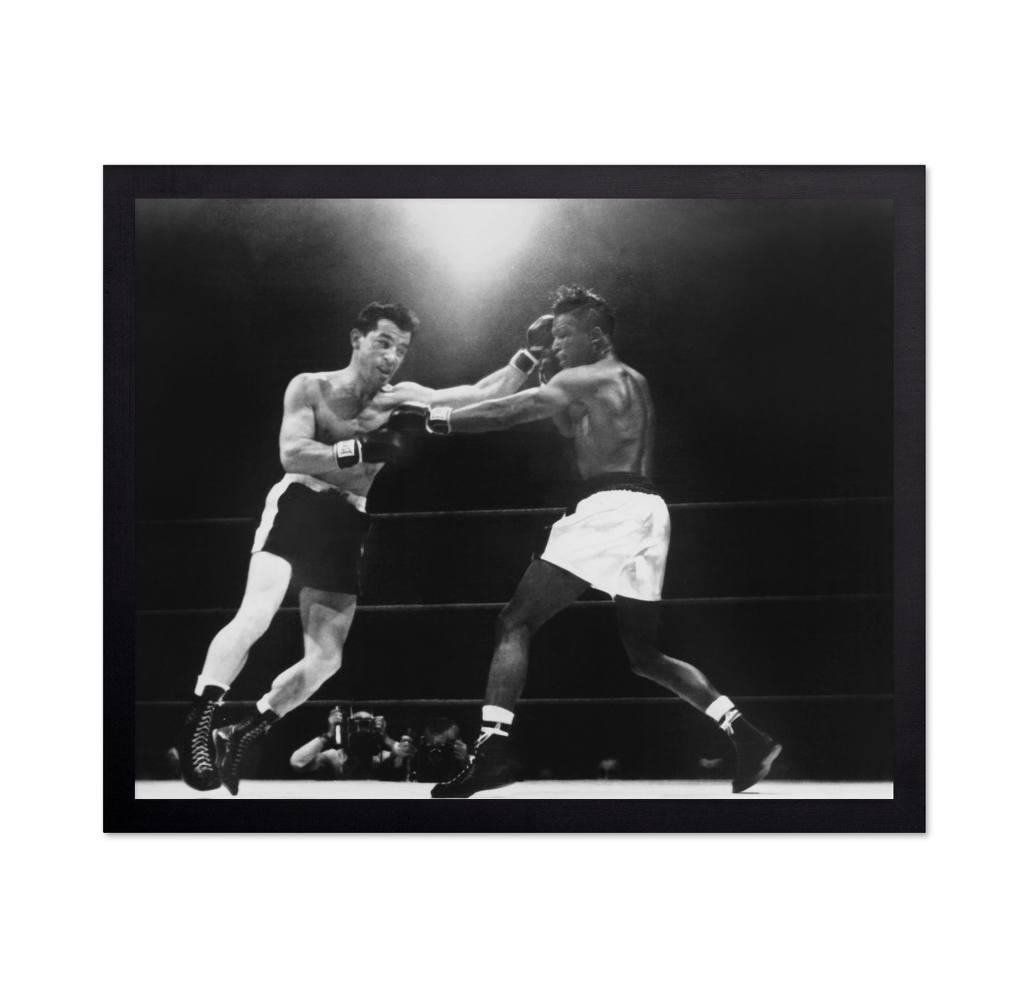 Rocky Graziano & Sugar Ray Robinson 1952