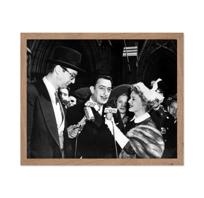 Salvador Dali, Steve Allen & Eva Gabor 1951 No1
