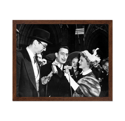 Salvador Dali, Steve Allen & Eva Gabor 1951 No1