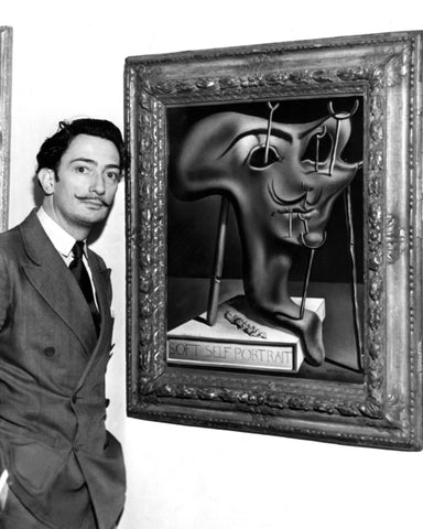 Salvador Dali, Steve Allen & Eva Gabor 1951 No2