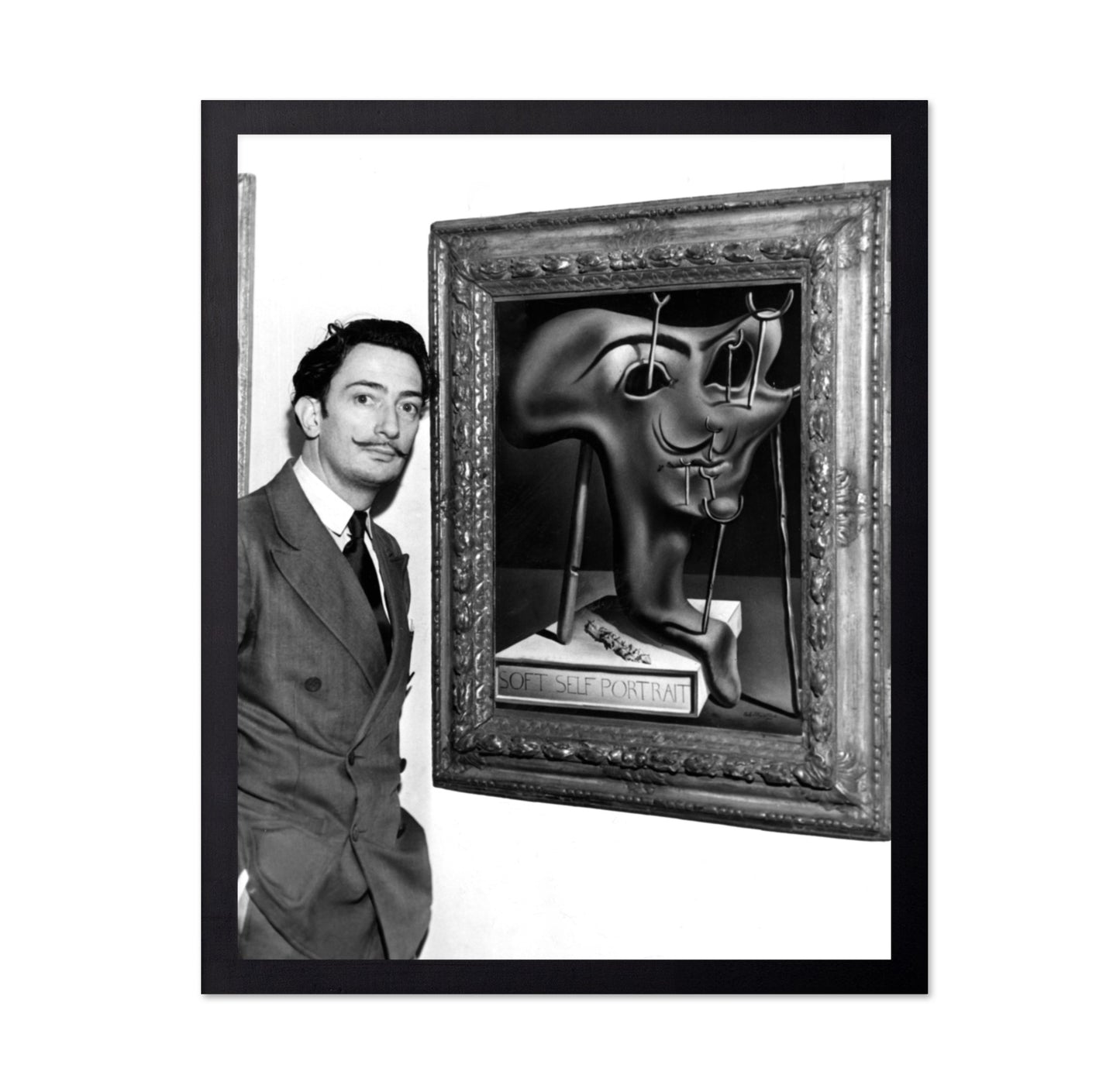 Salvador Dali, Steve Allen & Eva Gabor 1951 No2