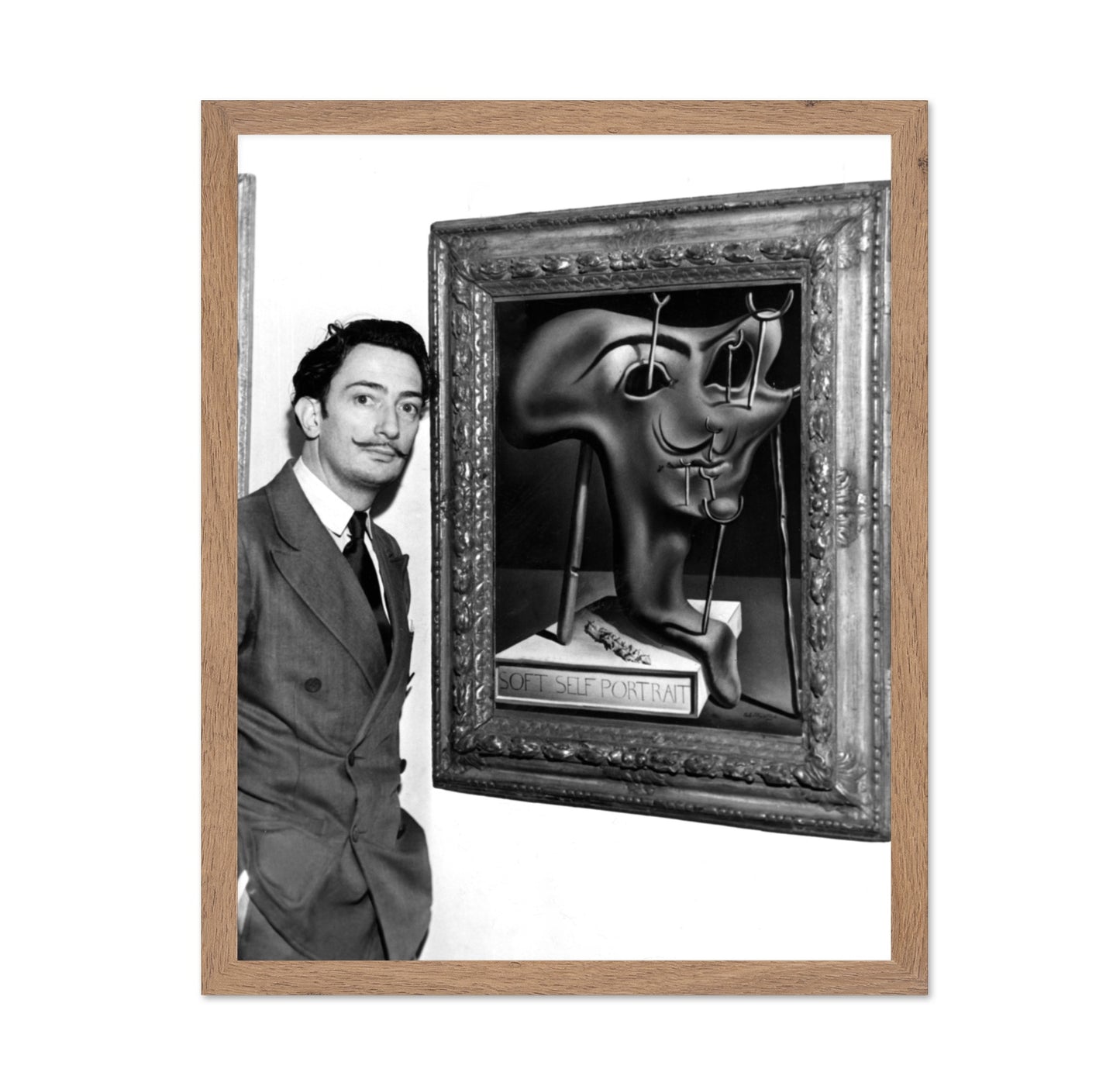 Salvador Dali, Steve Allen & Eva Gabor 1951 No2