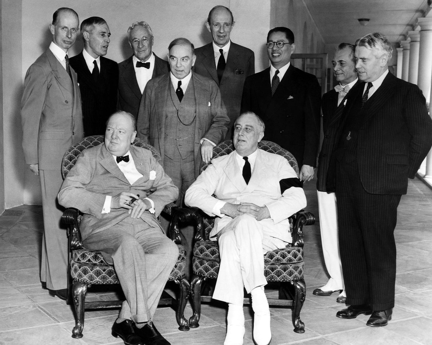 Winston Churchill & Franklin D. Roosevelt 1942