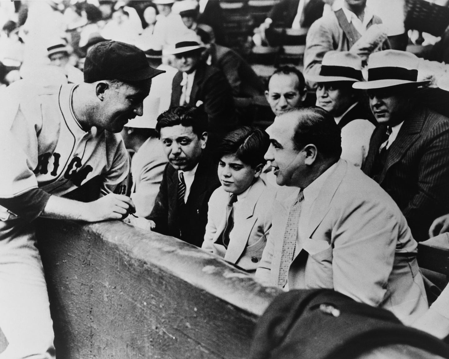 Gabby Hartnett & Al Capone 1931