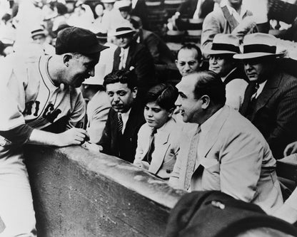 Gabby Hartnett & Al Capone 1931