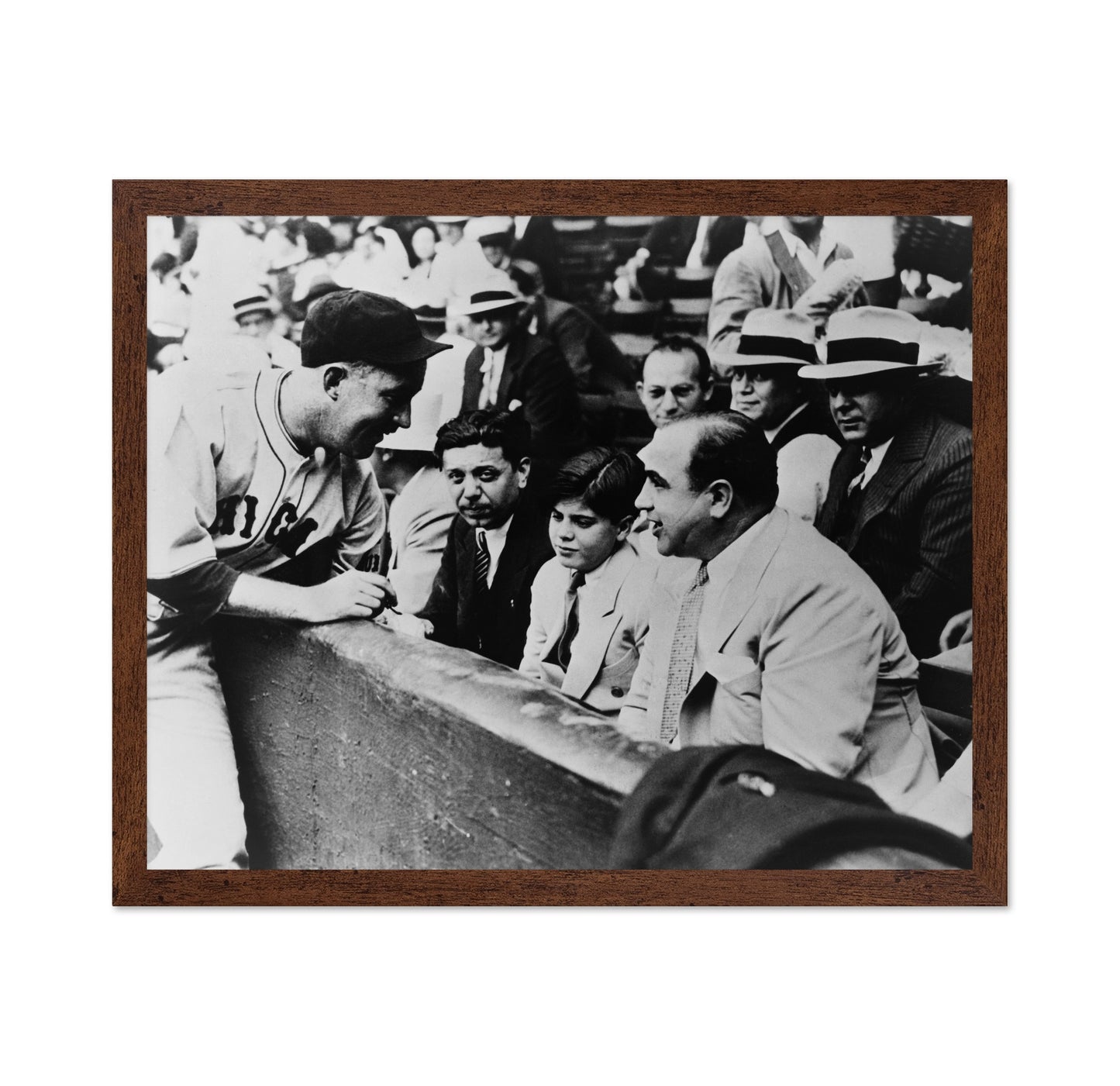 Gabby Hartnett & Al Capone 1931