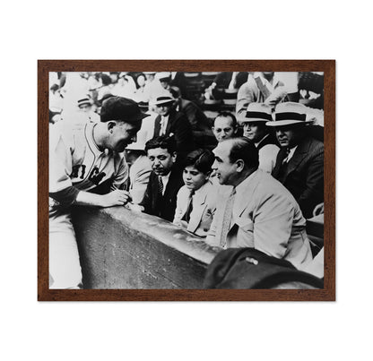 Gabby Hartnett & Al Capone 1931