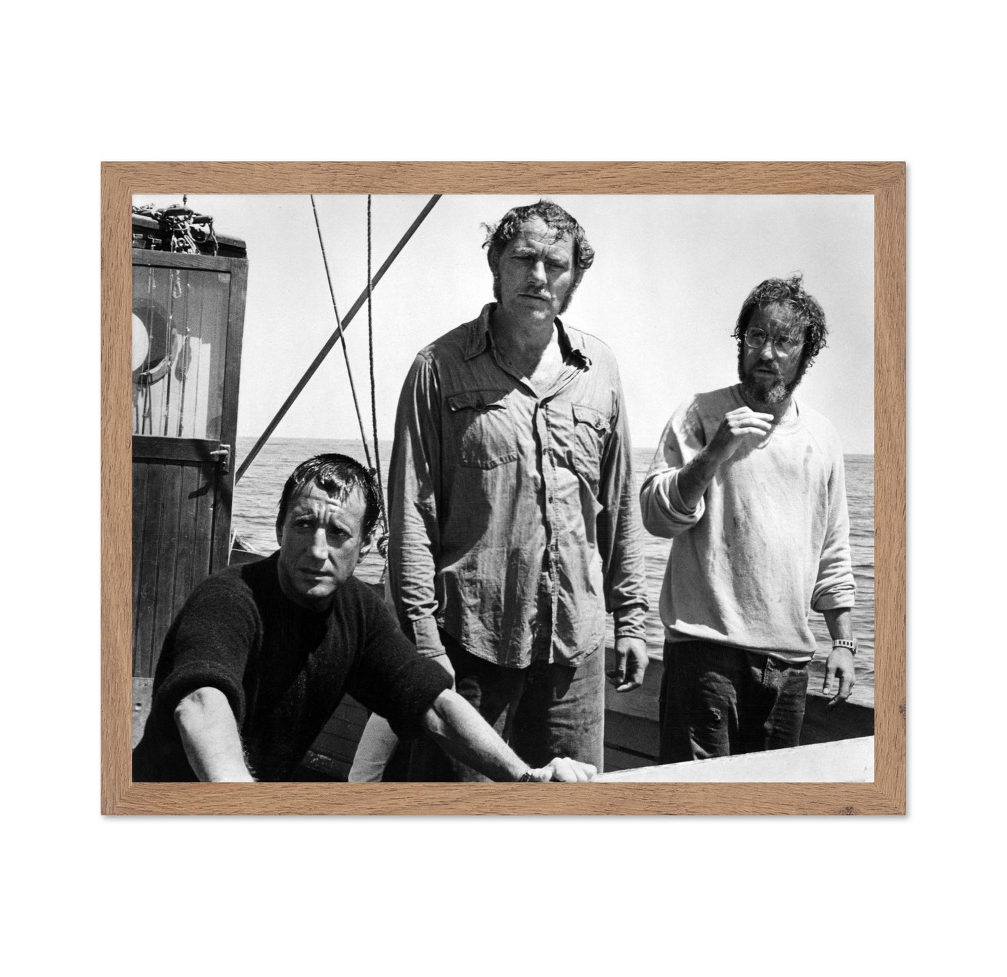 Jaws 1975 Roy Scheider & Robert Shaw