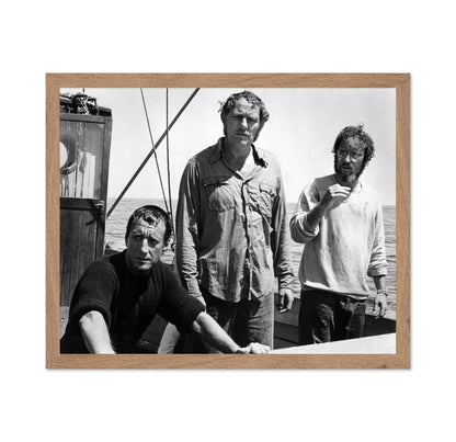 Jaws 1975 Roy Scheider & Robert Shaw