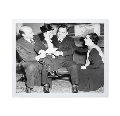 Fiorello Laguardia, Edgar Bergen & Charlie Mccarthy 1939
